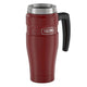 variant:43981587873837 16 oz Stainless Steel Travel Mug - Matte Red