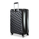 variant:41685993947181 RBH Melrose Hardside Medium Checked Spinner Luggage - Black