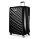 variant:41685997289517 RBH Melrose Hardside Large Checked Spinner Luggage - Black