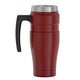 variant:43981587873837 16 oz Stainless Steel Travel Mug - Matte Red