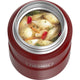 variant:43981588758573 16 oz. Stainless Steel Food Jar w Folding Spoon - Matte Red