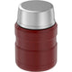 variant:43981588758573 16 oz. Stainless Steel Food Jar w Folding Spoon - Matte Red