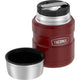variant:43981588758573 16 oz. Stainless Steel Food Jar w Folding Spoon - Matte Red