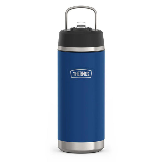 variant:43981582598189 Thermos 18oz ICON KIDS WATER BOTTLE WITH STRAW LID - Navy