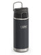 variant:43981584433197 Thermos 18 oz Stainless Steel Kids Water Bottle w Spout Lid - Granite