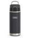 variant:43981584433197 Thermos 18 oz Stainless Steel Kids Water Bottle w Spout Lid - Granite