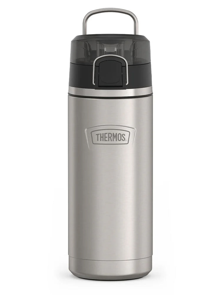variant:43981584629805 Thermos 18 oz Stainless Steel Kids Water Bottle w Spout Lid - Matte Stainless Steel