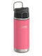 variant:43981584564269 Thermos 18 oz Stainless Steel Kids Water Bottle w Spout Lid - Pink