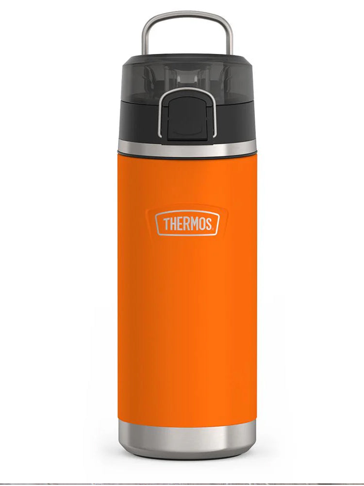 variant:43981584597037 Thermos 18 oz Stainless Steel Kids Water Bottle w Spout Lid - Orange