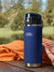 variant:43981584465965 Thermos 18 oz Stainless Steel Kids Water Bottle w Spout Lid - Navy