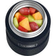 variant:43981588725805 16 oz. Stainless Steel Food Jar w Folding Spoon Matte - Midnight Blue