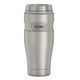 variant:43981586104365 16 oz Stainless Steel Travel Tumbler - Matte Stainless Steel