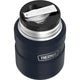 variant:43981588725805 16 oz. Stainless Steel Food Jar w Folding Spoon Matte - Midnight Blue