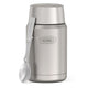 variant:43981562118189 24 oz Stainless Steel Food Jar w Spoon - Matte Stainless Steel