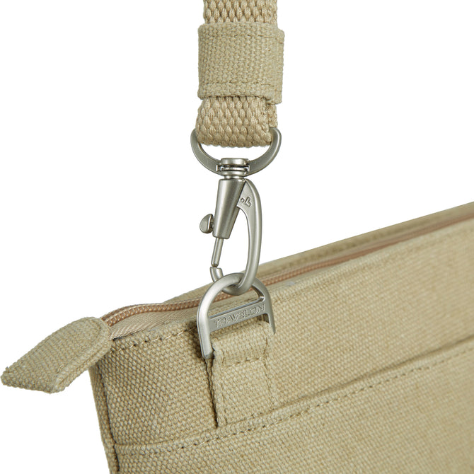 variant:43452759081005 Anti-Theft Heritage Small Crossbody - Natural