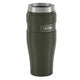 variant:43981586071597 16 oz Stainless Steel Travel Tumbler - Matte Army Green
