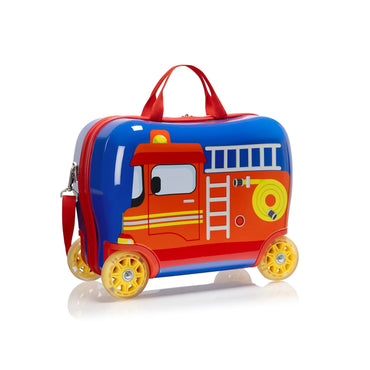 variant:44655303000256 heys america Fashion Ride-on Luggage with Light-up Wheels Fire Truck