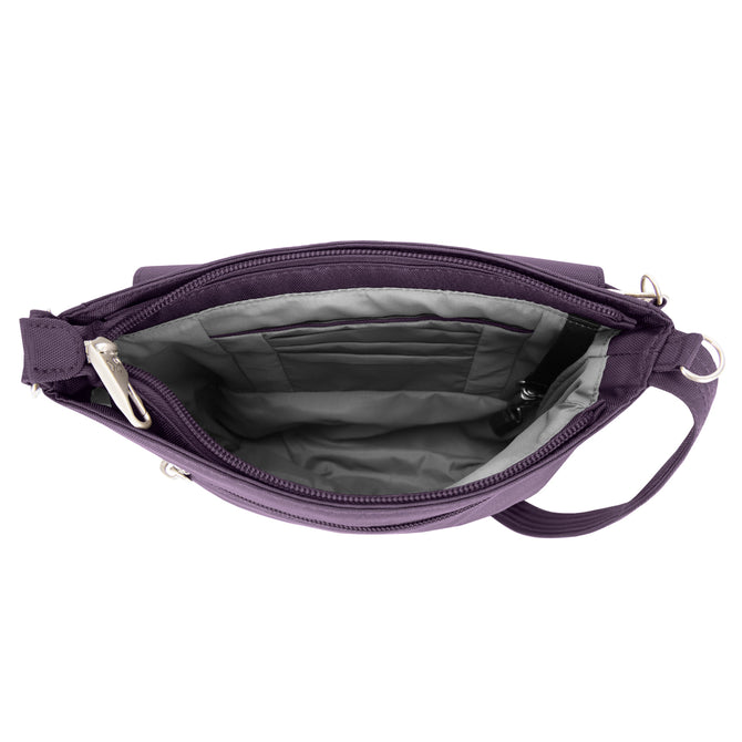 variant:41193703047213 travelon Mini Shoulder Bag - Purple
