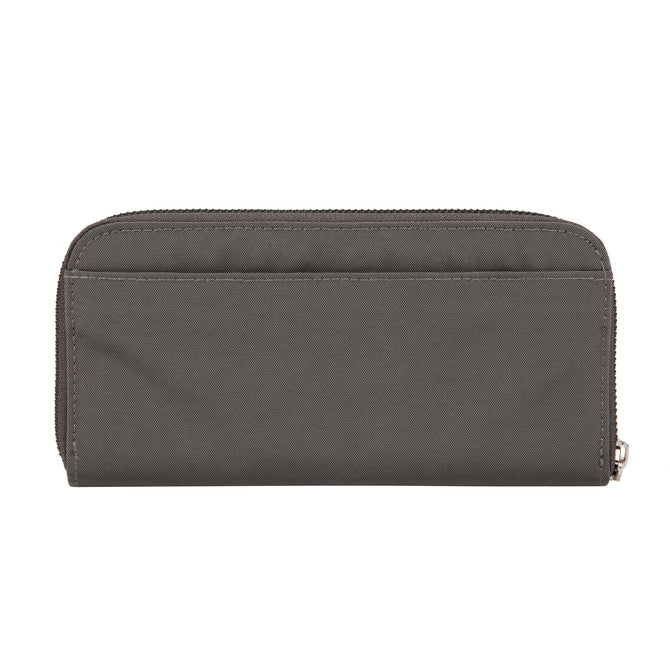 variant:41193725558829 Travelon - RFID Blocking Single Zip Wallet - Smoke