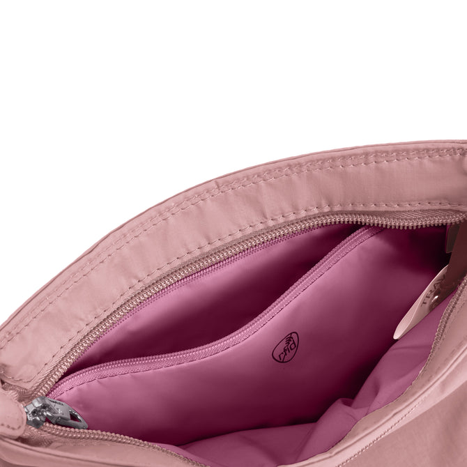 variant:43452771500077 Travelon Roam Anti-Theft Small Crossbody - Desert Pink