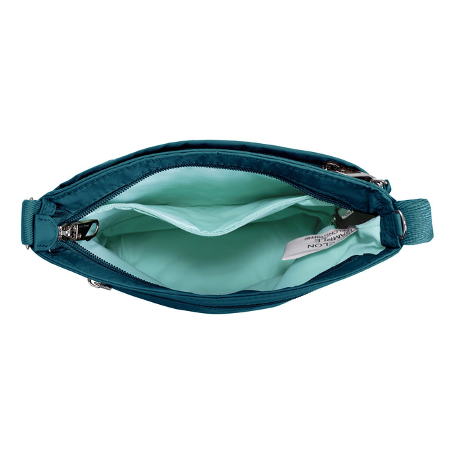 variant:43452771532845 Travelon Roam Anti-Theft Small Crossbody - Capri Blue