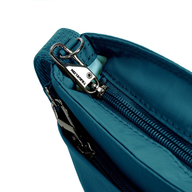 variant:43452771532845 Travelon Roam Anti-Theft Small Crossbody - Capri Blue