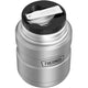 variant:43981588824109 16 oz. Stainless Steel Food Jar w Folding Spoon - Matte Stainless Steel