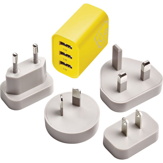 Worldwide 3 Port USB-A Charger