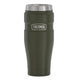 variant:43981586071597 16 oz Stainless Steel Travel Tumbler - Matte Army Green