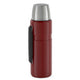 variant:43981586268205 40 oz. Stainless Steel Beverage Bottle - Matte Red