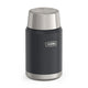 variant:43981562249261 24 oz Stainless Steel Food Jar w Spoon - Granite