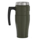 variant:43981587906605 16 oz Stainless Steel Travel Mug - Matte Army Green