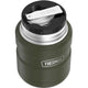 variant:43981588791341 16 oz. Stainless Steel Food Jar w Folding Spoon - Matte Army Green