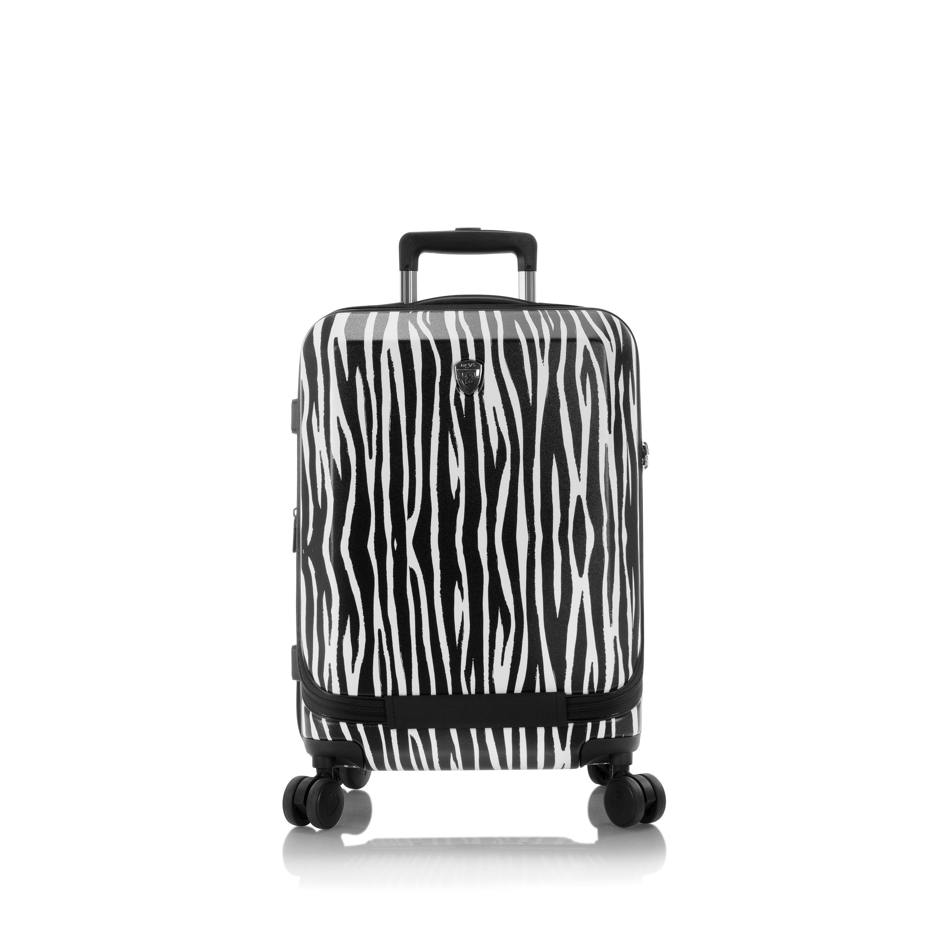 variant:44482315092160 EZ Fashion Hardside 21" Carry-On Luggage Zebra