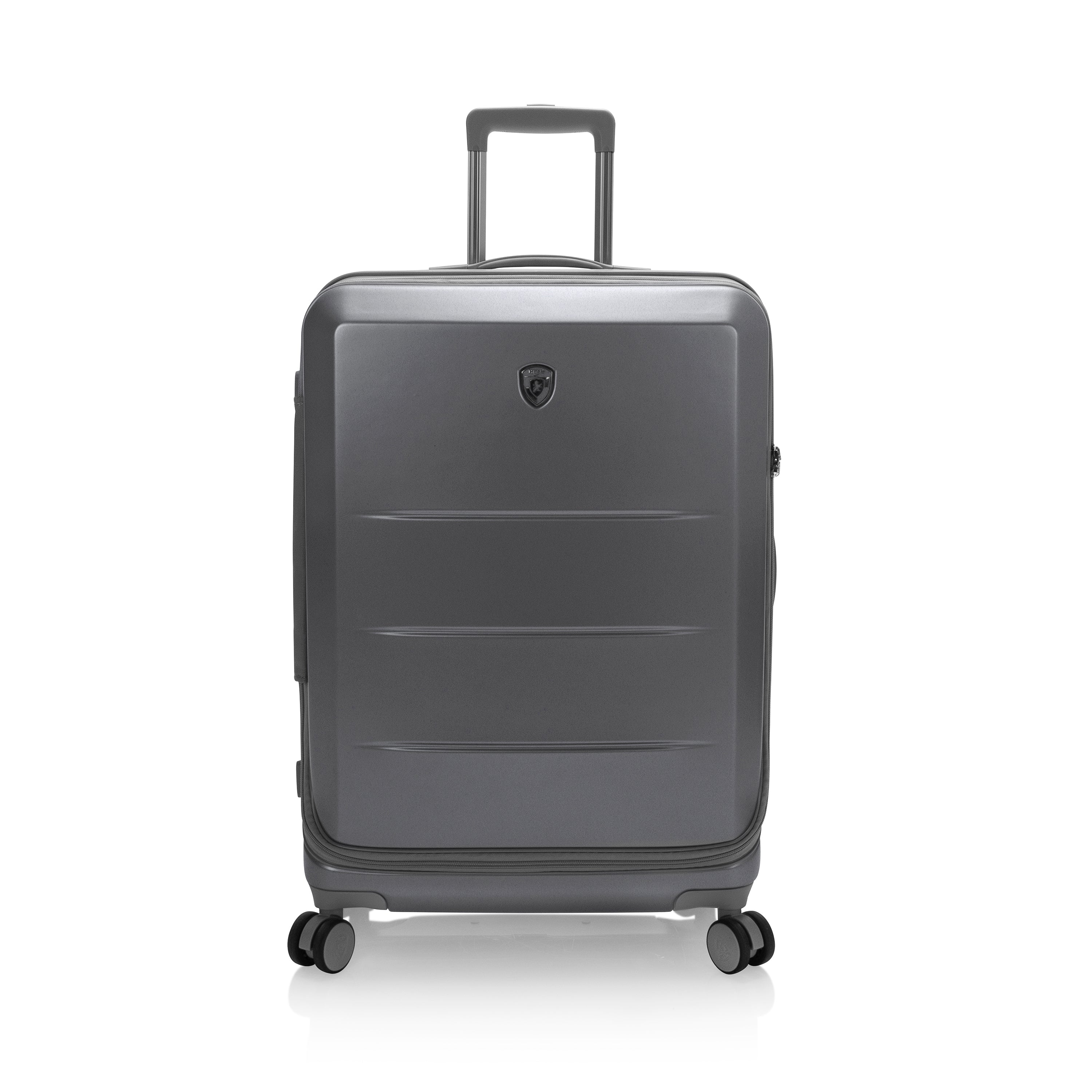 variant:46556999712960 EZ Fashion Hardside 26" Medium Checked Luggage Charcoal