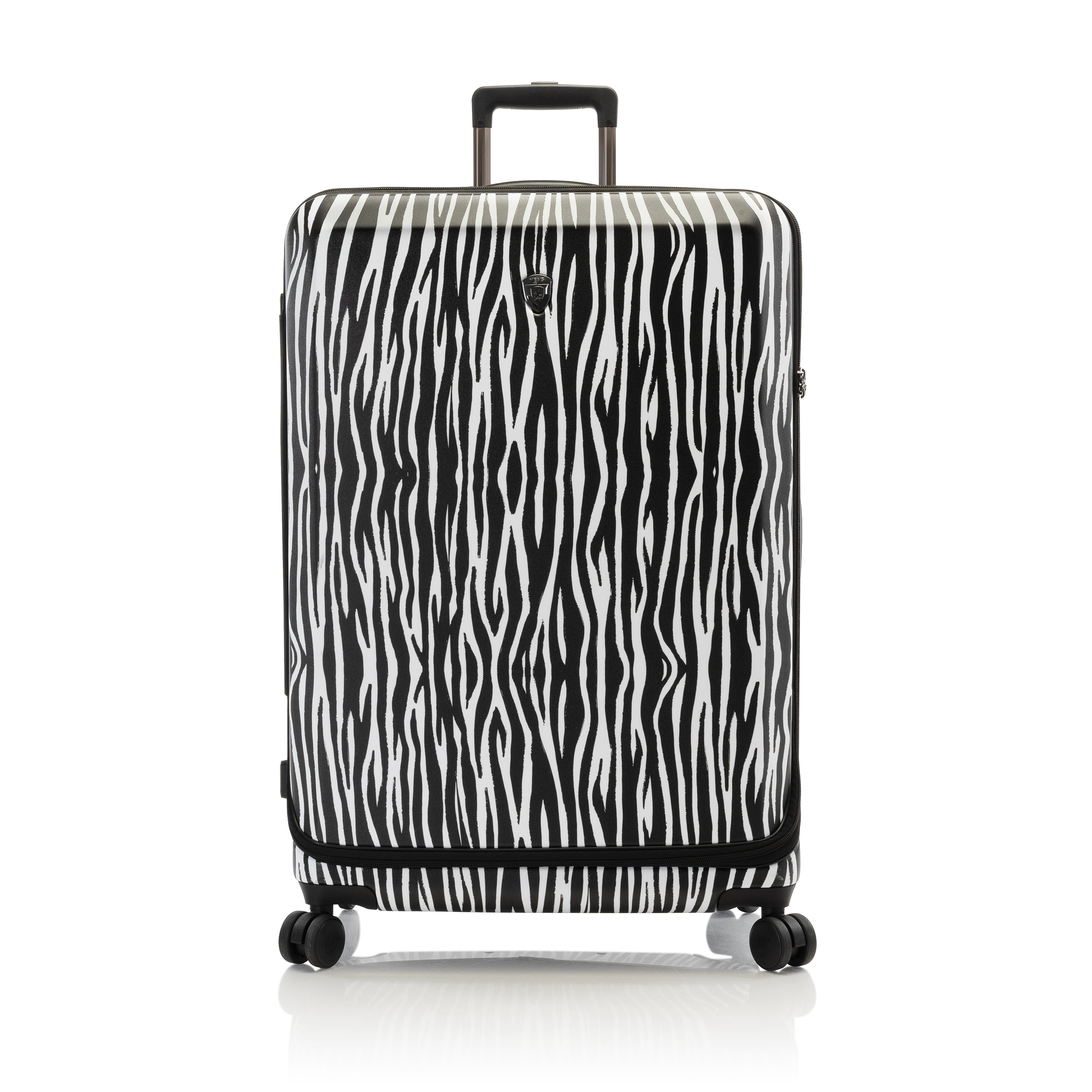 variant:44482346352832 EZ Fashion Hardside 30" Large Checked Luggage Zebra