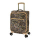 variant:44229602836525 London Fog Mayfair Softside Carry-On Luggage Black And Sand Paisley