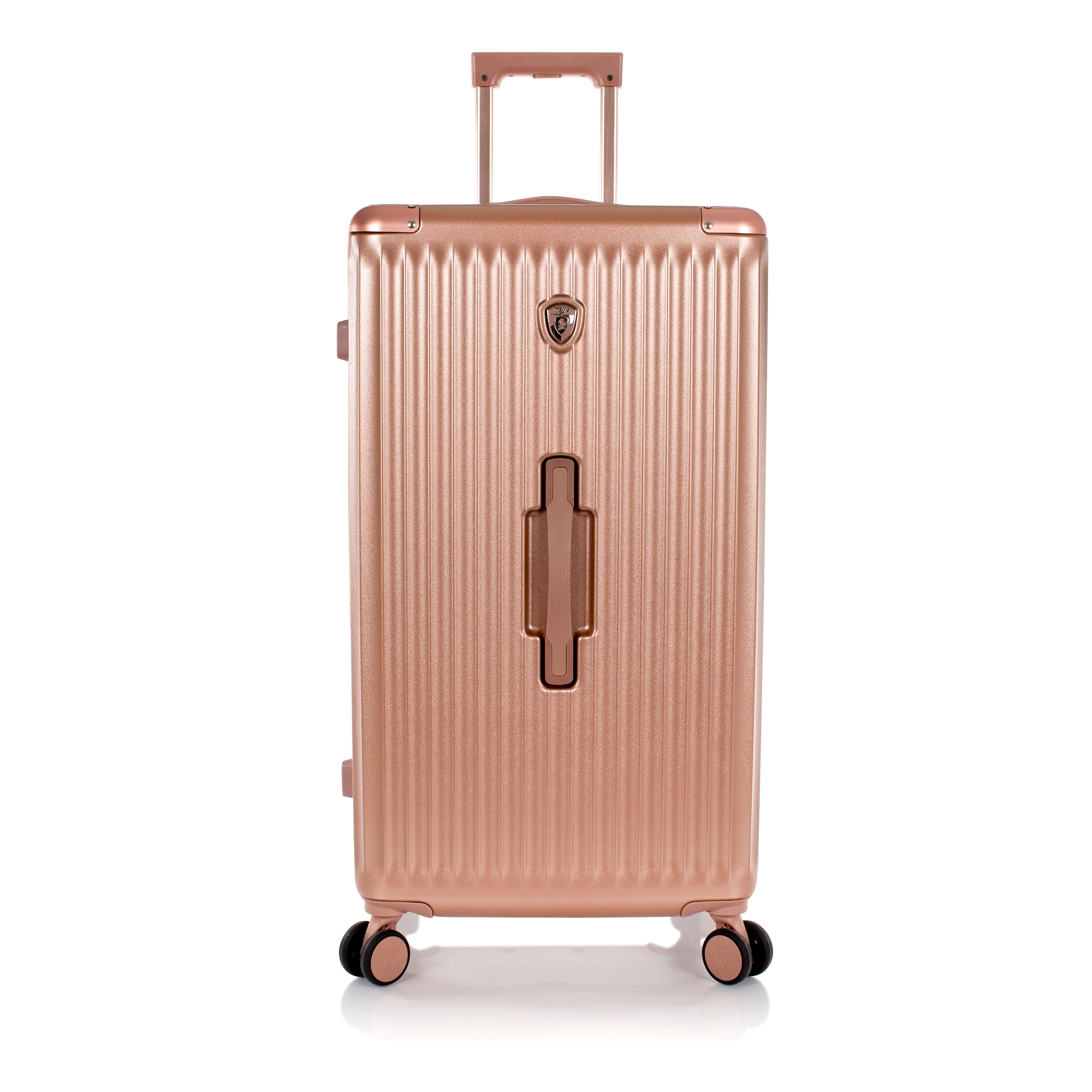 variant:46559106564288 Luxe Hardside 30" Luggage Trunk Rose Gold