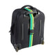 variant:42984679473197 Smooth Trip Neon Luggage Strap - Green Stripe
