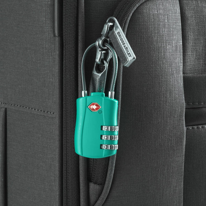 variant:42520111120429 TSA Accepted Combination Cable Lock - Teal