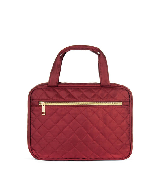 variant:43078737854509 Ms J Hanging Toiletry - Garnet