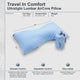 variant:42984258830381 Cocoon Ultralight Lumbar AirCore Pillow - Light Blue Gray