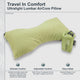variant:42984258863149 Cocoon Ultralight Lumbar AirCore Pillow - Wasabi Gray