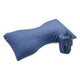 variant:42984258895917 Cocoon Ultralight Lumbar AirCore Pillow - Indigo Blue