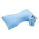 variant:42984258830381 Cocoon Ultralight Lumbar AirCore Pillow - Light Blue Gray
