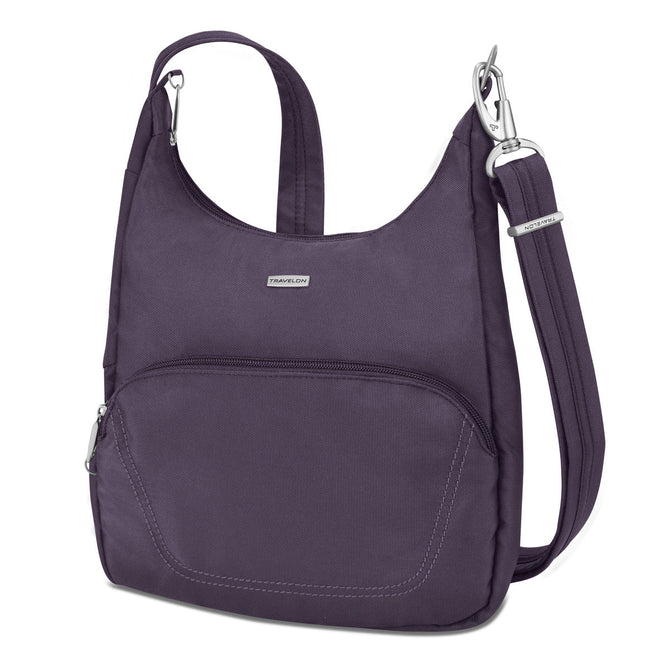 variant:41193702588461 travelon Essential Messenger Bag - Purple