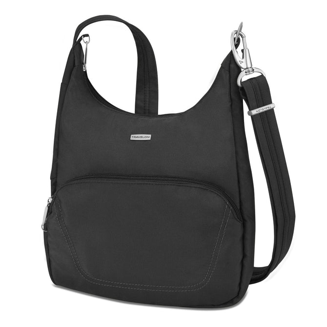 variant:41193702653997 travelon Essential Messenger Bag - Black