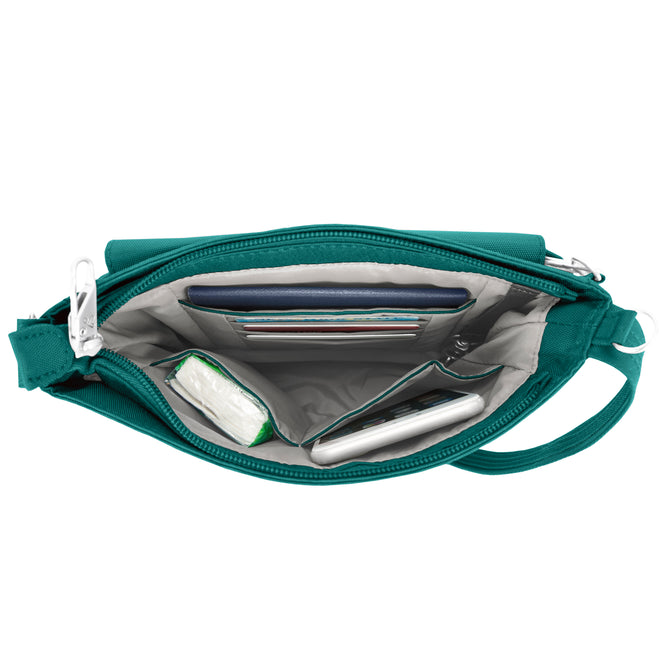 variant:41605395644461 travelon Mini Shoulder Bag - spruce