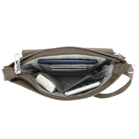 variant:41193703145517 travelon Mini Shoulder Bag - nutmeg