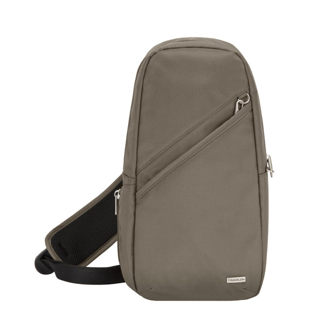 variant:41193715007533 travelon Anti-Theft Classic Sling Bag - Nutmeg